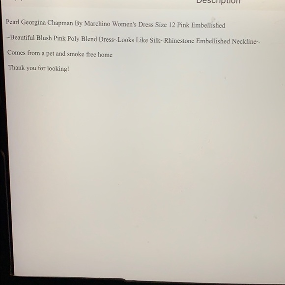 Size 12 Pink Rhinestone Mesh Neck Prom Party Dress - Picture 7 of 8